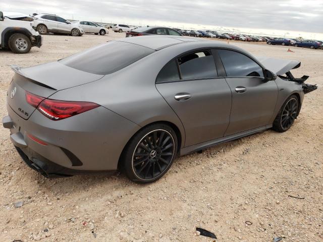 W1K5J5BB5NN285650 - 2022 MERCEDES-BENZ CLA AMG 35 4MATIC GRAY photo 3