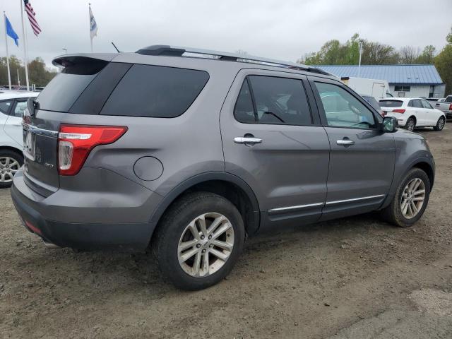 1FM5K8D89DGA05141 - 2013 FORD EXPLORER XLT GRAY photo 3