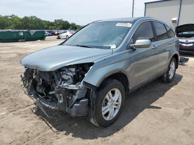 5J6RE3H7XAL011304 - 2010 HONDA CR-V EXL GRAY photo 1