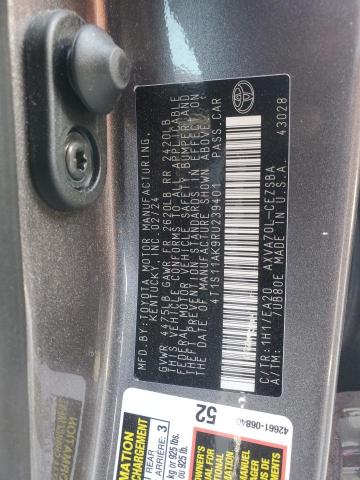4T1S11AK9RU239401 - 2024 TOYOTA CAMRY SE NIGHT SHADE GRAY photo 13
