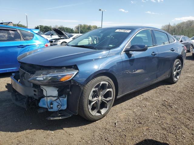 1G1ZD5ST4NF150383 - 2022 CHEVROLET MALIBU LT BLUE photo 1