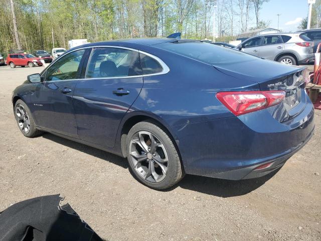 1G1ZD5ST4NF150383 - 2022 CHEVROLET MALIBU LT BLUE photo 2