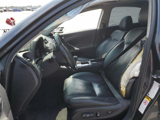 JTHCK262462001501 - 2006 LEXUS IS 250 GRAY photo 7