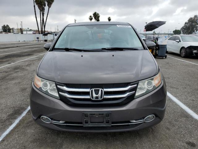 5FNRL5H96EB075986 - 2014 HONDA ODYSSEY TOURING GRAY photo 5