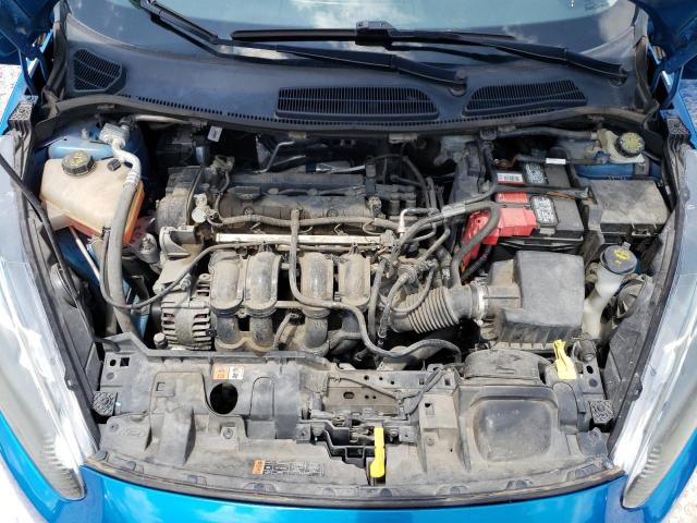 3FADP4BJ6FM161510 - 2015 FORD FIESTA SE BLUE photo 11