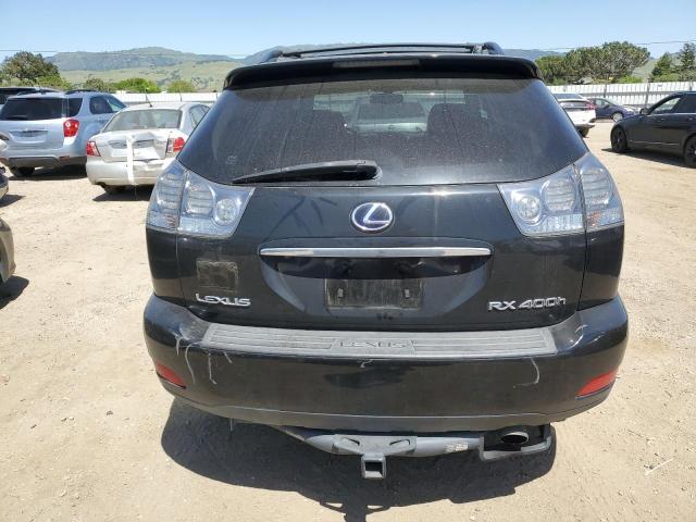 JTJHW31U482864874 - 2008 LEXUS RX 400H BLACK photo 6