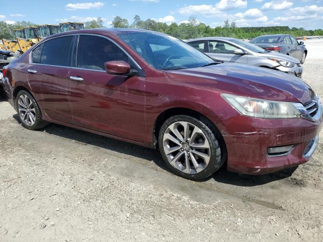 1HGCR2F58FA129383 - 2015 HONDA ACCORD SPORT BURGUNDY photo 4