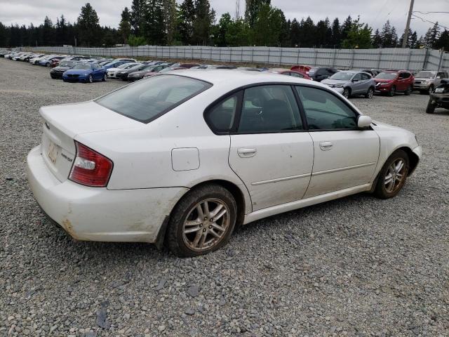 4S3BL616157227492 - 2005 SUBARU LEGACY 2.5I WHITE photo 3