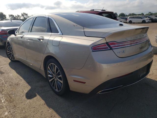 3LN6L5D9XHR653434 - 2017 LINCOLN MKZ SELECT BEIGE photo 3