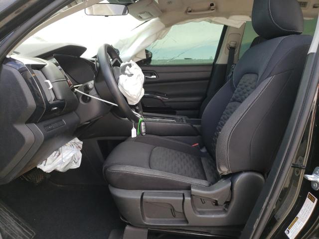 5N1DR3AAXNC215032 - 2022 NISSAN PATHFINDER S BLACK photo 7