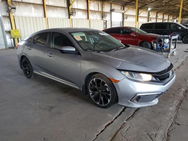 19XFC2F62KE049798 - 2019 HONDA CIVIC LX SILVER photo 4