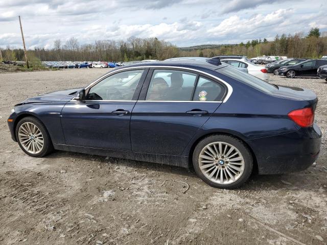 WBA3B3C58DF530135 - 2013 BMW 328 XI BLUE photo 2