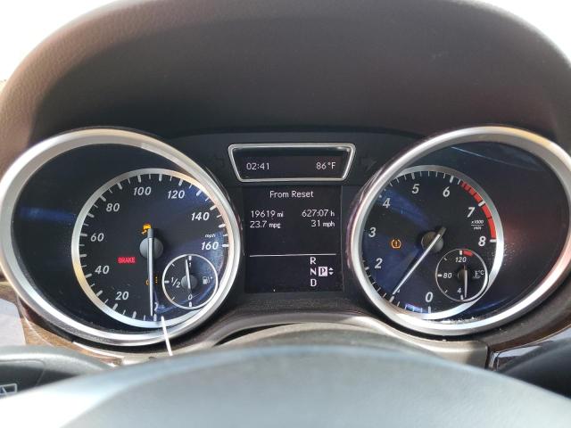 4JGDA5HB0CA045273 - 2012 MERCEDES-BENZ ML 350 4MATIC BLACK photo 9