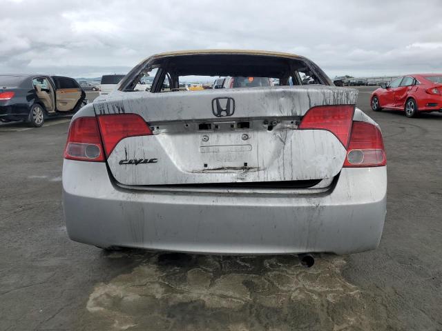 1HGFA15596L018538 - 2006 HONDA CIVIC LX GRAY photo 6