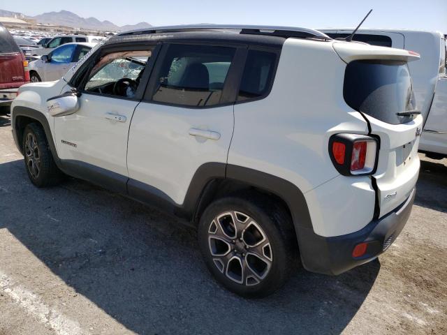 ZACCJBDT1GPD94011 - 2016 JEEP RENEGADE LIMITED WHITE photo 2