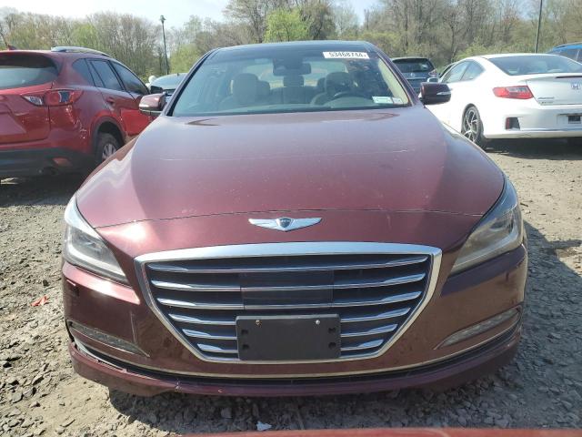 KMHGN4JE8GU137932 - 2016 HYUNDAI GENESIS 3.8L MAROON photo 5