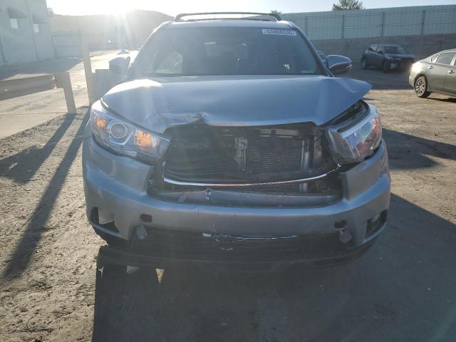 5TDKKRFH5FS086240 - 2015 TOYOTA HIGHLANDER XLE SILVER photo 5