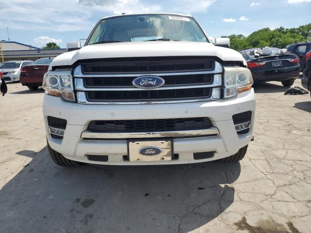 1FMJK1KT9FEF09765 - 2015 FORD EXPEDITION EL LIMITED WHITE photo 5