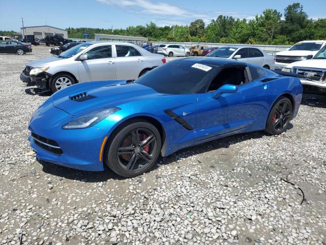 1G1YB2D77G5102708 - 2016 CHEVROLET CORVETTE STINGRAY 1LT BLUE photo 1