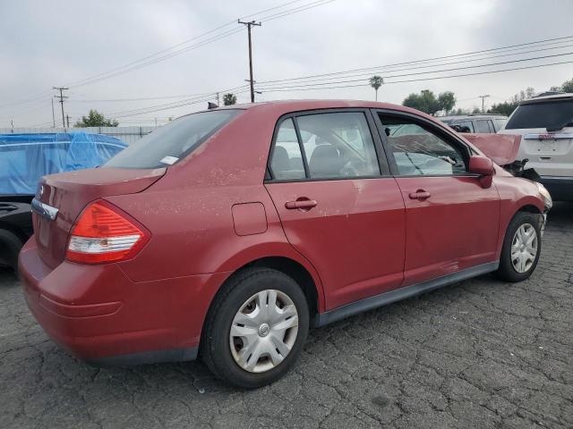 3N1BC1AP5AL431023 - 2010 NISSAN VERSA S RED photo 3