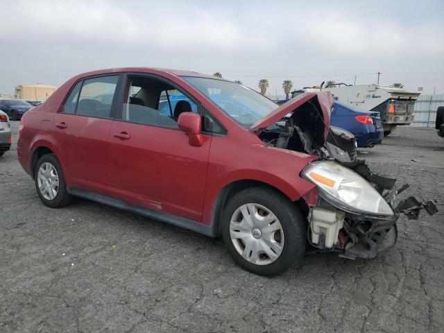 3N1BC1AP5AL431023 - 2010 NISSAN VERSA S RED photo 4