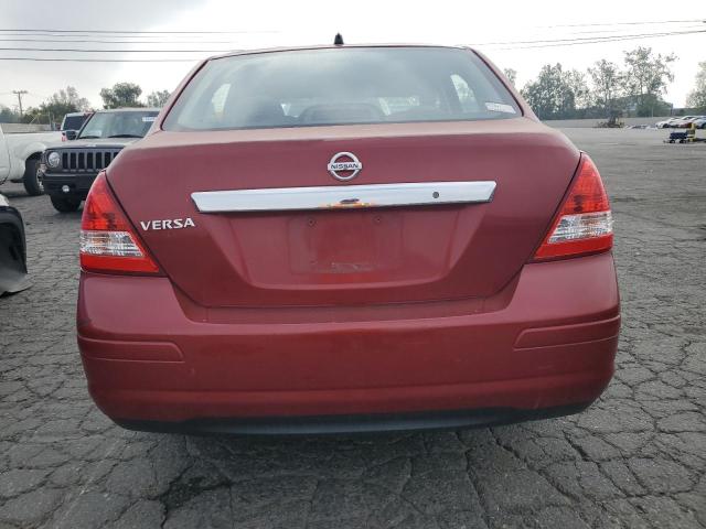 3N1BC1AP5AL431023 - 2010 NISSAN VERSA S RED photo 6