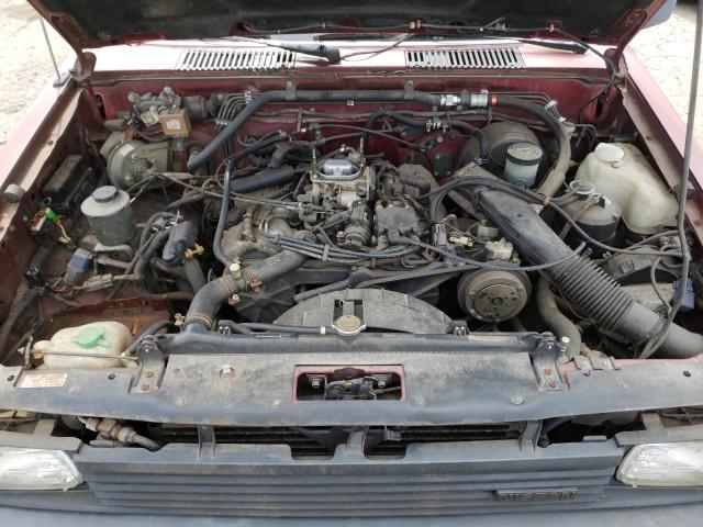 1N6HD16S2GC395133 - 1986 NISSAN D21 KING CAB MAROON photo 11