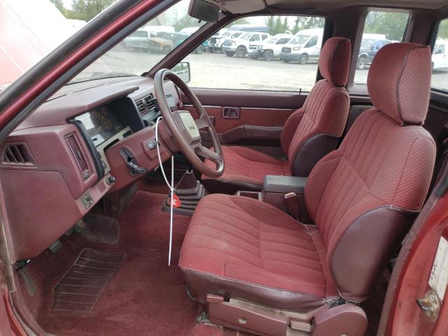 1N6HD16S2GC395133 - 1986 NISSAN D21 KING CAB MAROON photo 7