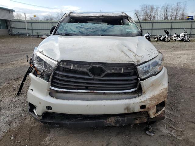 5TDKKRFH2ES011476 - 2014 TOYOTA HIGHLANDER XLE 白色 照片 5