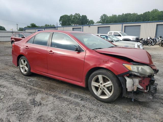 4T1BF1FK0CU512503 - 2012 TOYOTA CAMRY BASE RED photo 4