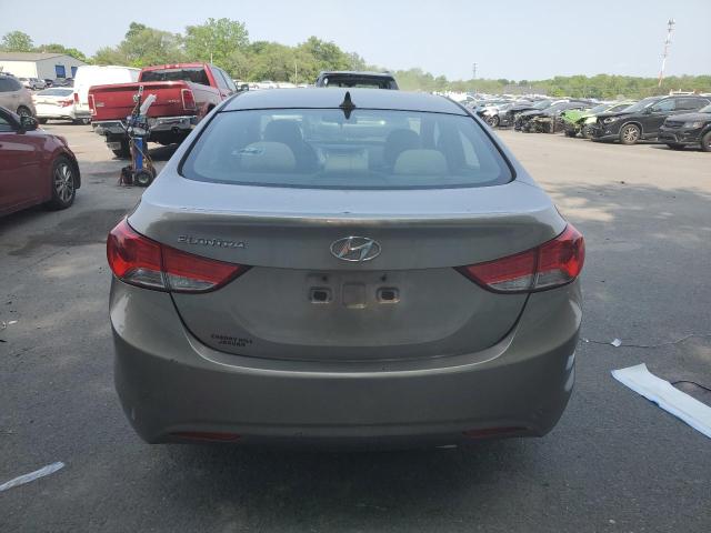 5NPDH4AE4BH034119 - 2011 HYUNDAI ELANTRA GLS BEIGE photo 6