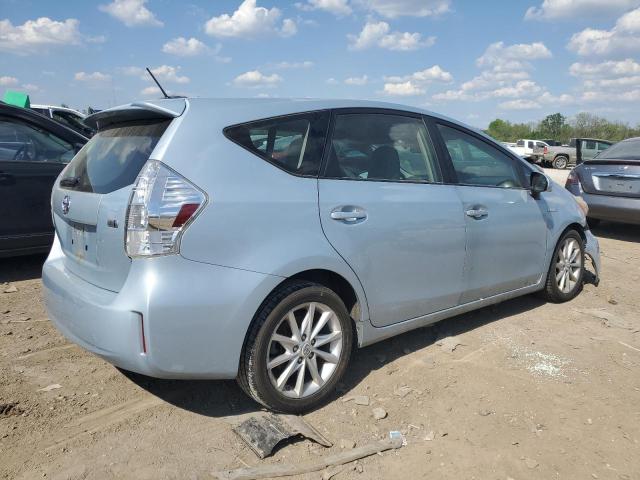 JTDZN3EU1C3020556 - 2012 TOYOTA PRIUS V SILVER photo 3