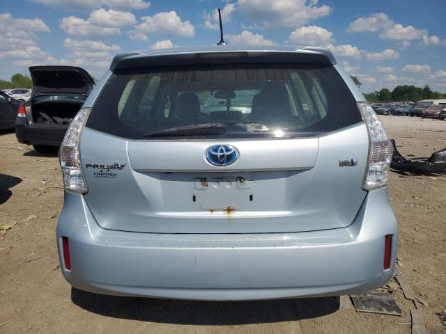 JTDZN3EU1C3020556 - 2012 TOYOTA PRIUS V SILVER photo 6