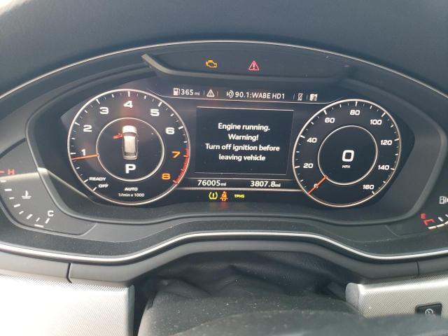 WA18NAF45HA041437 - 2017 AUDI A4 ALLROAD PREMIUM PLUS WHITE photo 9