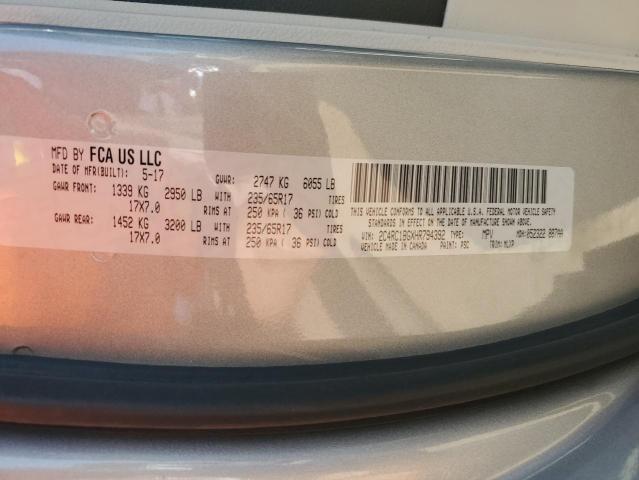 2C4RC1BGXHR794392 - 2017 CHRYSLER PACIFICA TOURING L 银色 照片 13