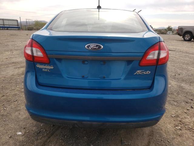 3FADP4CJ9CM216655 - 2012 FORD FIESTA SEL BLUE photo 6