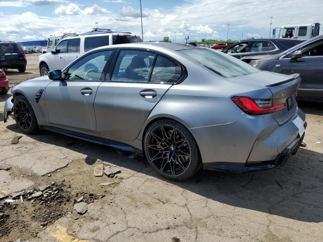 WBS43AY07RFS63835 - 2024 BMW M3 COMPETITION GRAY photo 2