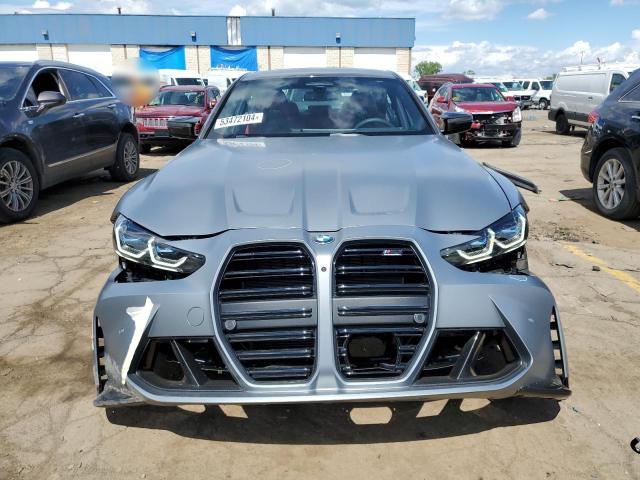 WBS43AY07RFS63835 - 2024 BMW M3 COMPETITION GRAY photo 5