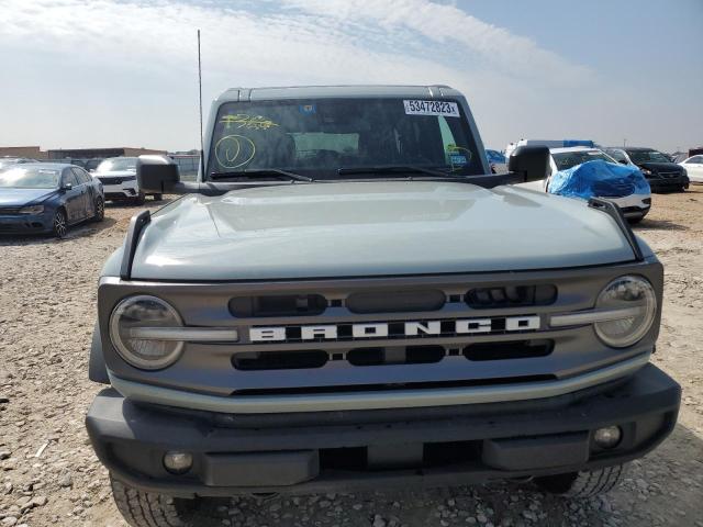 1FMDE5BH5NLB09848 - 2022 FORD BRONCO BASE GRAY photo 5