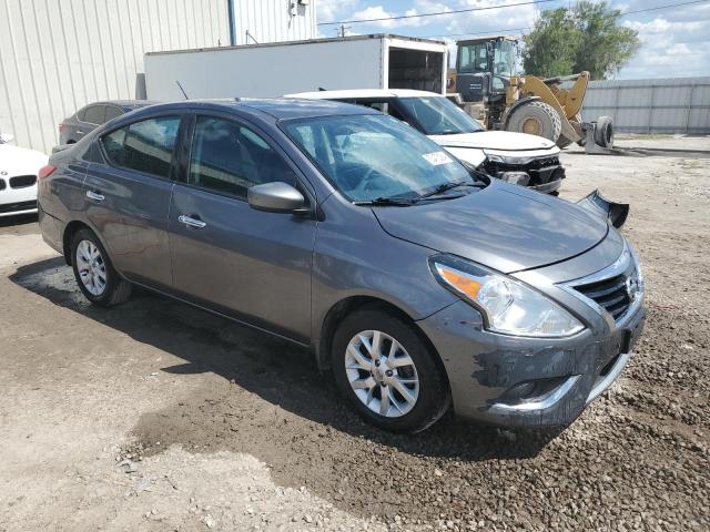 3N1CN7AP9HL898408 - 2017 NISSAN VERSA S GRAY photo 4