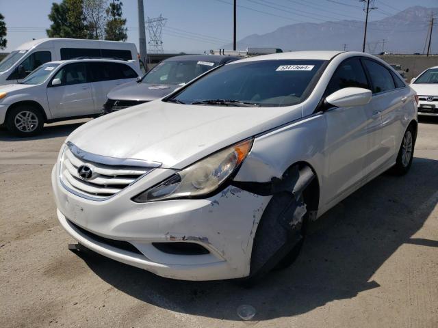 5NPEB4ACXCH432747 - 2012 HYUNDAI SONATA GLS WHITE photo 1