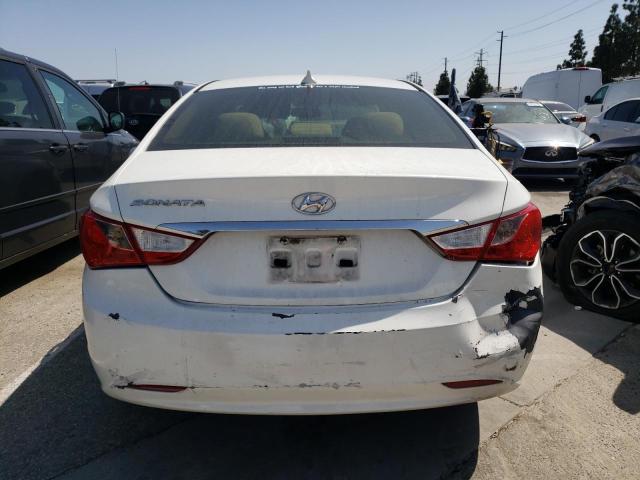 5NPEB4ACXCH432747 - 2012 HYUNDAI SONATA GLS WHITE photo 6