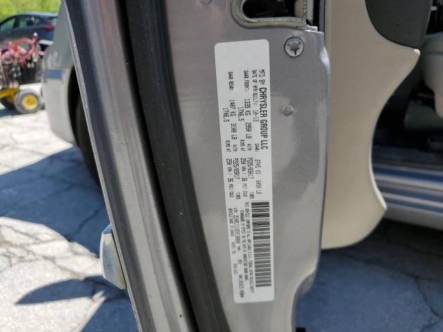 2C4RC1CG9ER198880 - 2014 CHRYSLER TOWN & COU TOURING L GRAY photo 13