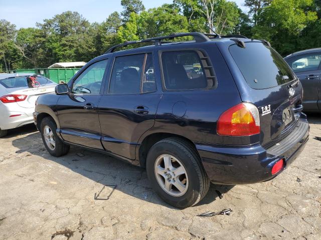 KM8SC73D24U742711 - 2004 HYUNDAI SANTA FE GLS BLUE photo 2