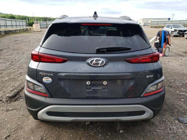 KM8K3CAB6NU792264 - 2022 HYUNDAI KONA SEL GRAY photo 6