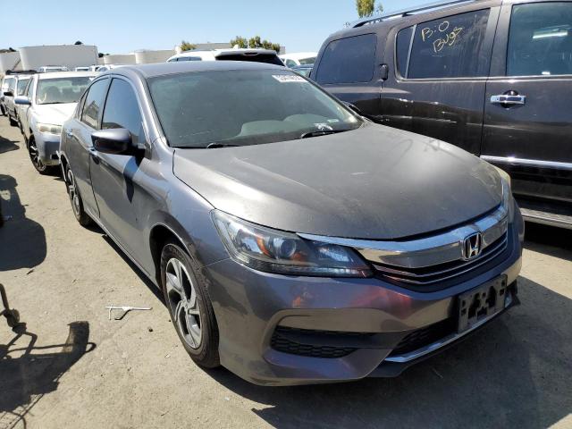 1HGCR2F35HA218829 - 2017 HONDA ACCORD LX GRAY photo 4