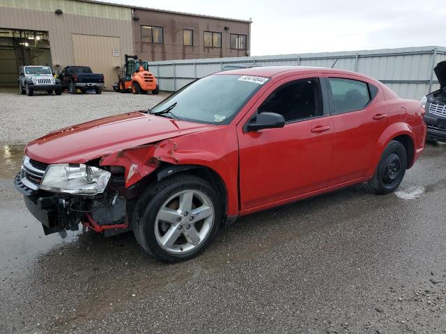 1C3CDZAB9DN720545 - 2013 DODGE AVENGER SE RED photo 1