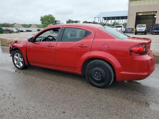 1C3CDZAB9DN720545 - 2013 DODGE AVENGER SE RED photo 2