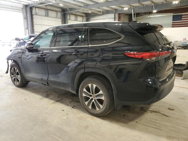 5TDHZRBH1NS586745 - 2022 TOYOTA HIGHLANDER XLE BLACK photo 2