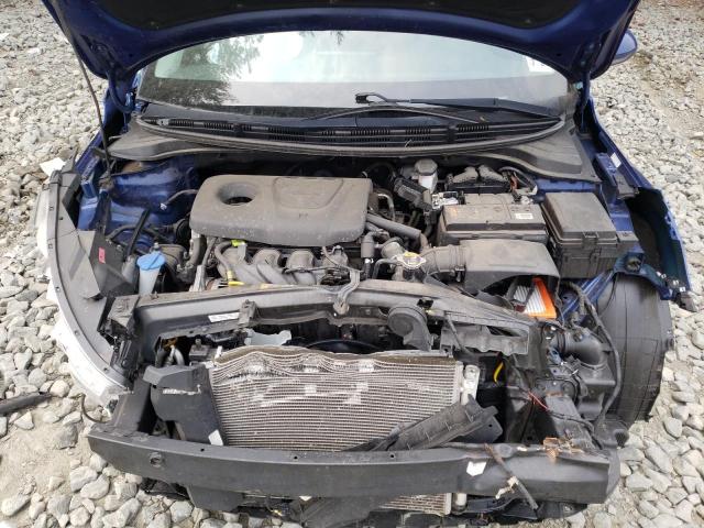 3KPA24AB7KE239545 - 2019 KIA RIO S BLUE photo 11